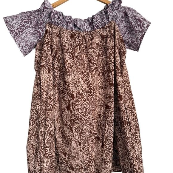 Free People Off The Shoulder Mini Dress. - Picture 6 of 9